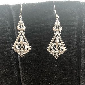 Sterling spoon style earrings